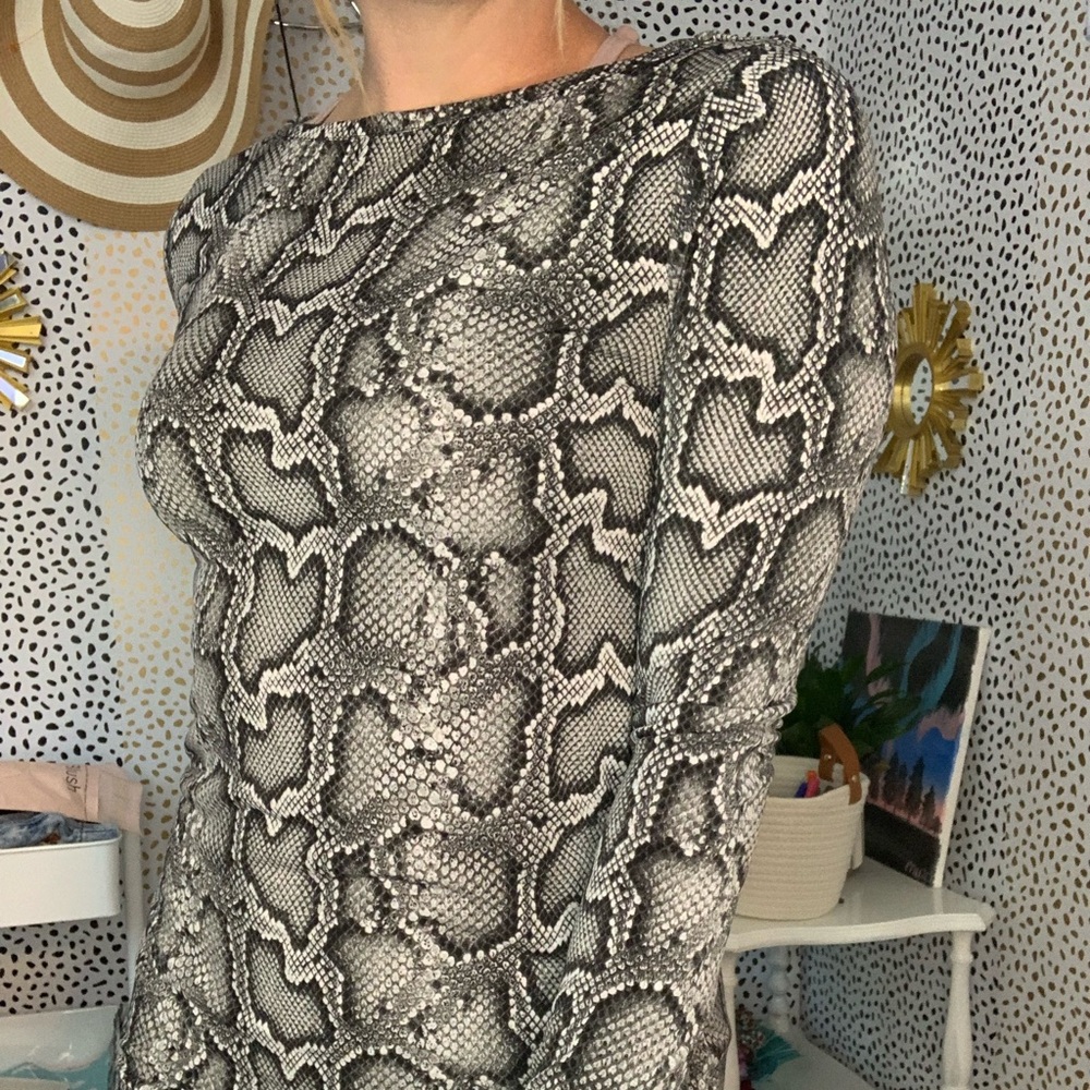 Michael Kors snake skin dress